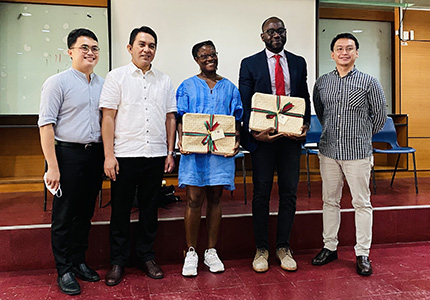 Drs. Tekwe and Zoh at University of the Philippines Manila
